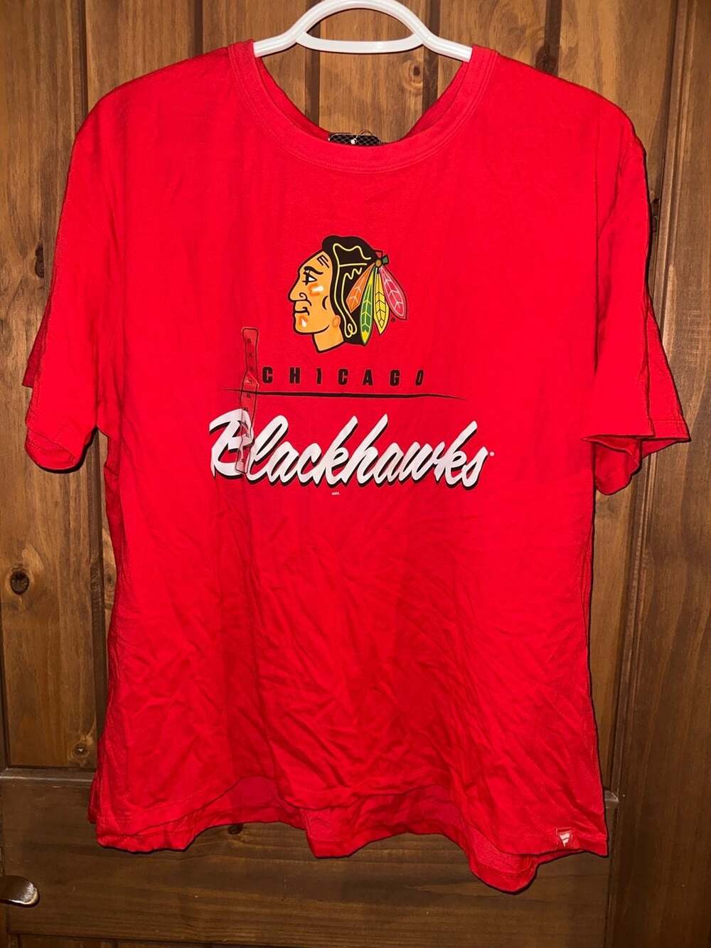 Fanatics NHL Chicago Blackhawks Red T-Shirt Size XL